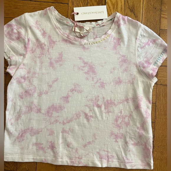 New -LOVESHACKFANCY
RUBIN CROPPED TEE - Picture 2 of 15